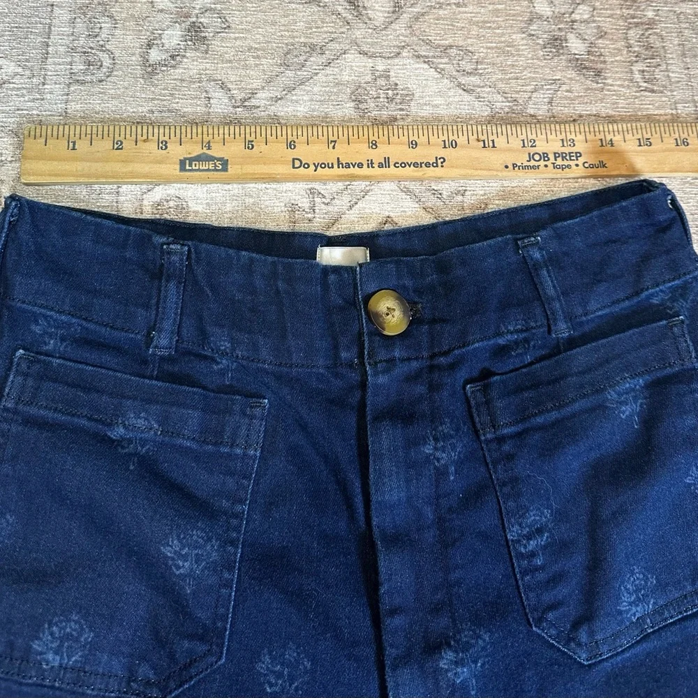 Anthropologie Maeve The Collette Cropped Wide Leg Jeans - Picture 6 of 8